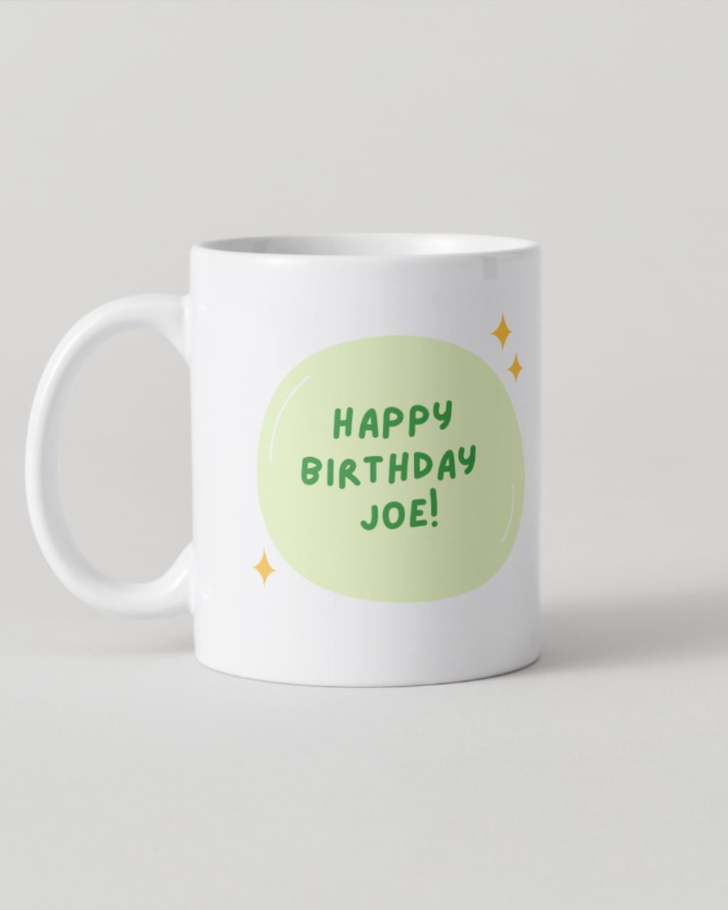 Custom Birthday Mug with Name and Wishes